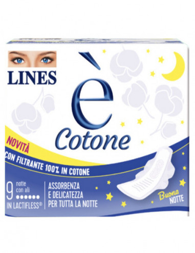 Lines E' Cotone Ali Assorbente...