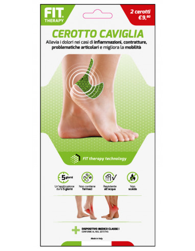 Fit Therapy Cerotto Caviglia 2 Pezzi