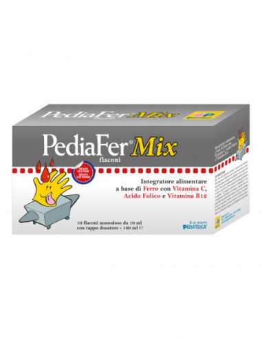 Pediafer Mix 10 Flaconi Da 10 Ml
