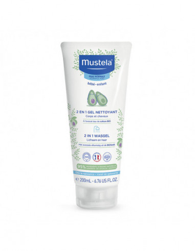 Mustela Gel 2 In 1 200 Ml