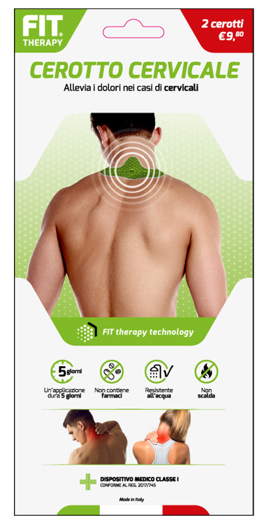 Dolori muscolari rimedi Fit therapy cerotto cervicale pezzi
