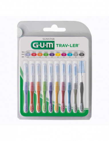 Gum Trav-ler Scovolini 10 Pezzi