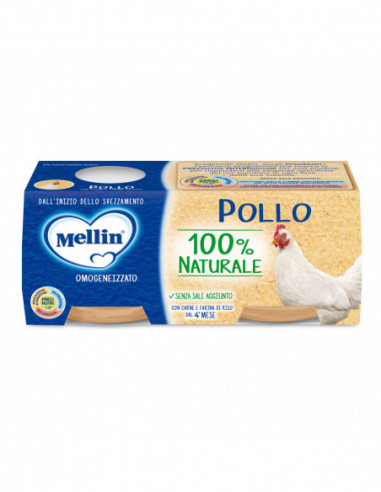 Mellin Omogeneizzato Pollo 2 X 80 G