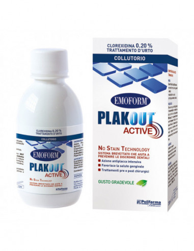Emoform Plak Out Active Clorexidina...