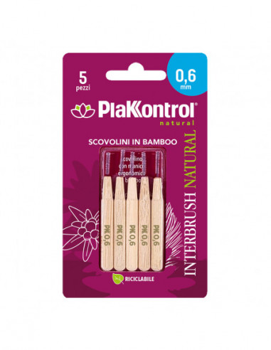 Plakkontrol Interbrush 0,6mm 5 Pezzi