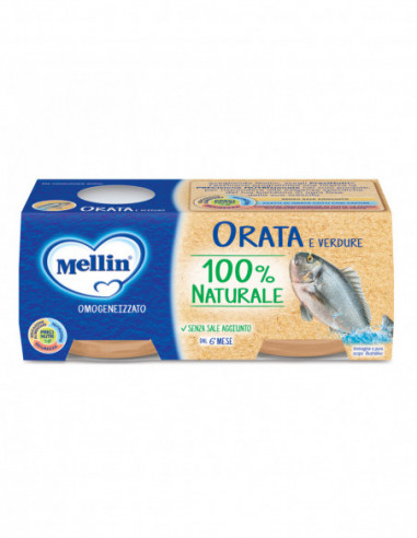 Mellin Omogeneizzato Orata 2x80 G