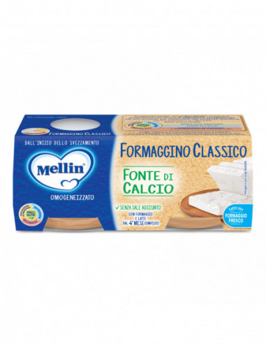 Mellin Baby Formaggino Classico 2 X 80 G