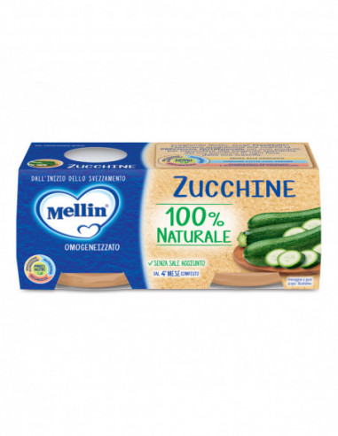 Mellin Omogeneizzato Zucchine 2 X 80 G