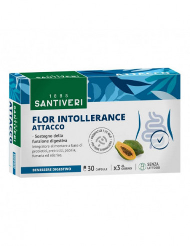 Flor Intollerance Attacco 30 Capsule