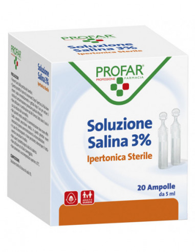 Soluzione Ipertonica 3% Profar 5 Ml...