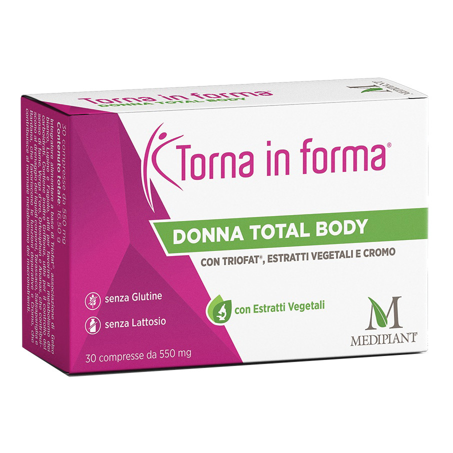 Integratori dimagranti Torna in forma donna total body 30