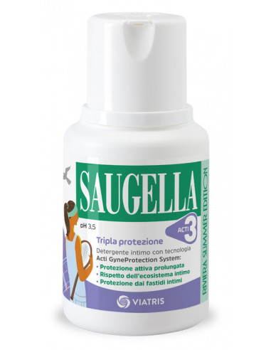 Saugella Acti3 Detergente Intimo 100 Ml