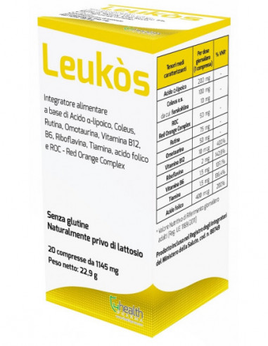 Leukos 4h 20 Compresse Divisibili