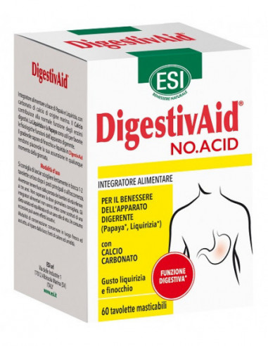 Esi Digestivaid No Acid 60 Tavolette