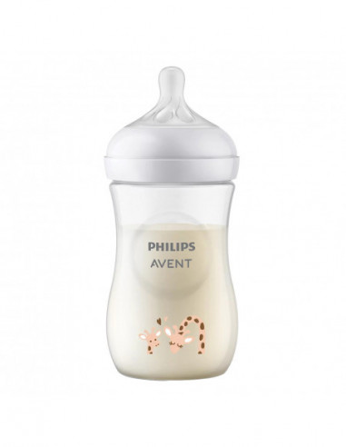 Avent Biberon Natural 3,0 Giraf 260 Ml