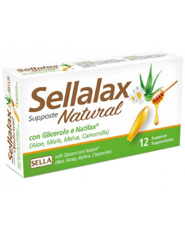 Sellalax Natural Md 12 Supposte