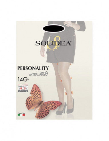 Personality 140 Sheer Collant Nero 2xxl