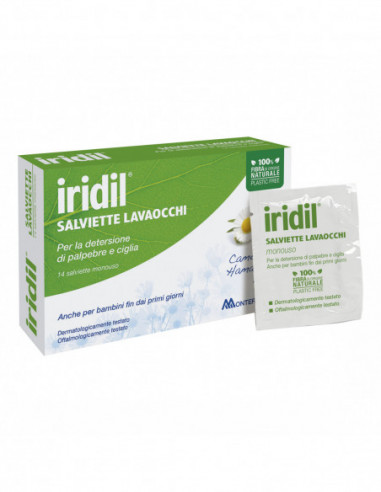Iridil Lavaocchi 14 Salviette Monouso