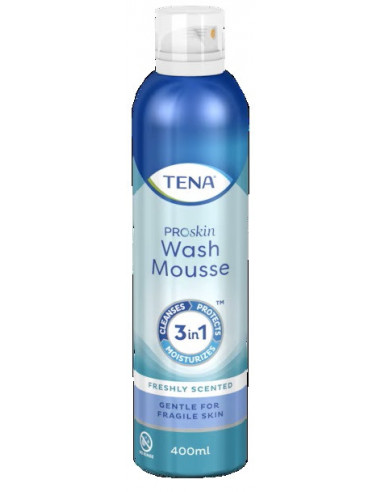 Tena Wash Mousse Detergente 400 Ml