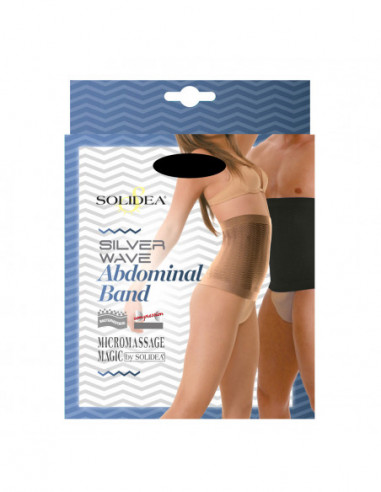 SILVER WAVE ABDOMINAL BAND NERO M