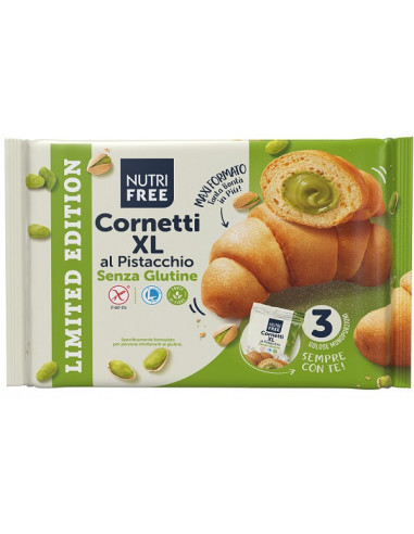 Nutrifree Cornetti Xl Pistacchio 3 Pezzi