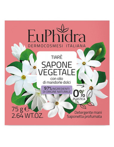 Euphidra Saponetta Vegetale Tiare' 75 G