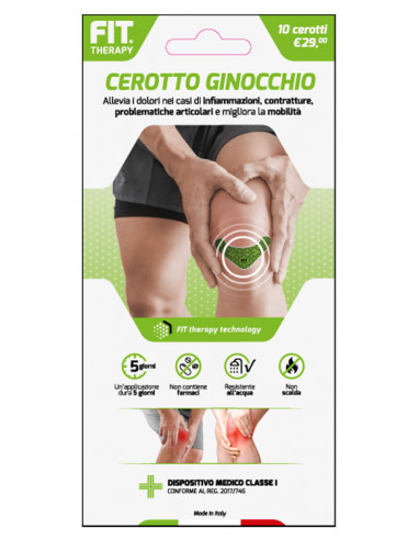 Fit Therapy Cerotto Ginocchio 10 Pezzi
