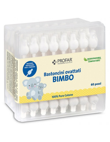 Profar Bastoncini Ovattati Bimbo 60...