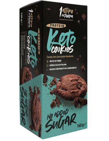 Keto Cookies Cocoa Dark Chocolate 160 G