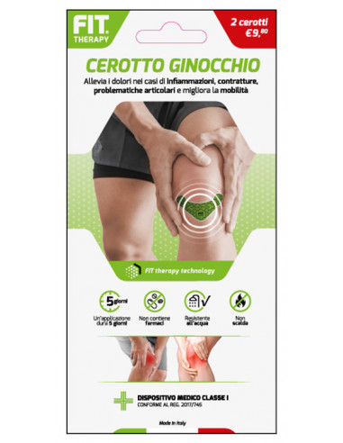 Fit Therapy Cerotto Ginocchio 2 Pezzi