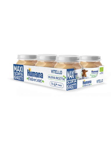 Humana Omogeneizzato Vitello Bio 6...