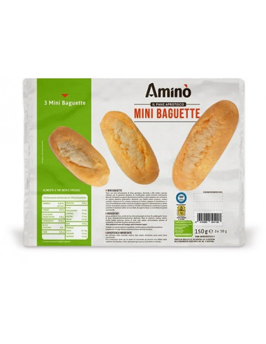 Amino' Mini Baguette 3 Pezzi Da 50 G
