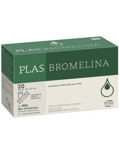 Plas Bromelina 20 Stick Pack