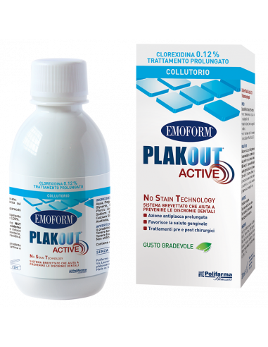 Emoform Plak Out Active Clorexidina...