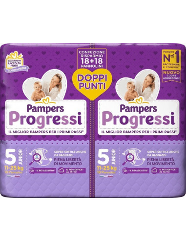 Pampers Progressi Pannolino Junior...