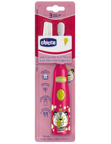 Chicco Spazzolino Elettrico Panda Rosa