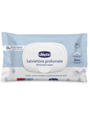 Chicco Salviette 72 Pezzi Plaque