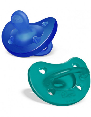 Chicco Gommotto Silicone Azzurro 6-16...