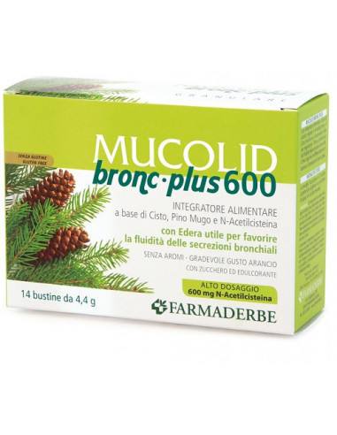 Mucolid Bronc Plus 600 14 Bustine