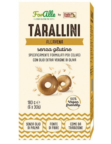 Foralle Tarallini All'avena 6 Bustine...