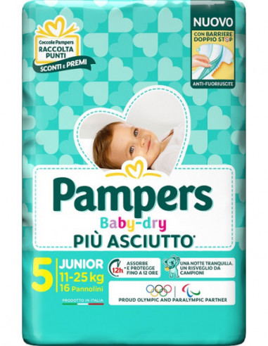 Pampers Baby Dry Pannolino Downcount...