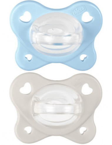 Chicco Dual Soft Succhietto Azzurro...