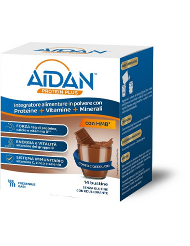 Aidan Protein Plus Cioccolato 14 Bustine