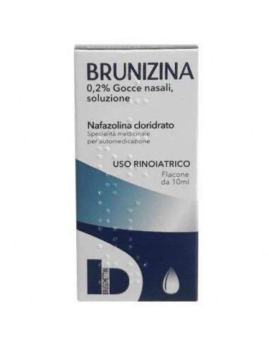 Brunizina Gtt Nasali 10 Ml 0,2%