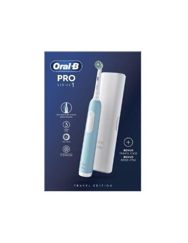 Oralb Pro 1 Blu Spazzolino Elettrico+tc