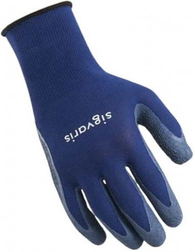 Guanti Tessili S Bordino Light Blue