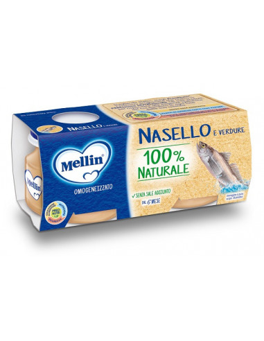 Mellin Omogeneizzato Nasello 4x80 G