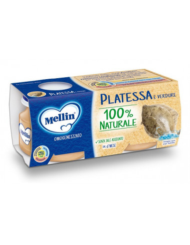 Mellin Omogeneizzato Platessa 4x80 G