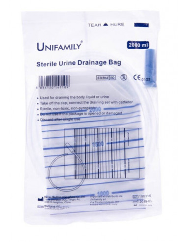 UNIFAMILY SACCA URINE 2000 ML