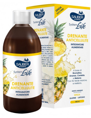 Sauber Drenante Anticellulite 500 Ml